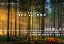 Yêu Và Sống – 3/8/2022