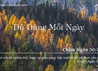 Đủ Dùng Mỗi Ngày – 9/8/2022