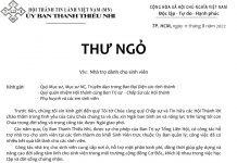 UB. Thanh Thiếu Nhi: Thư Ngỏ – Nhà Trọ Dành Cho Sinh Viên
