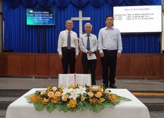 Tiền Giang: Bầu Cử Ban Đại Diện Tin Lành Tỉnh Tiền Giang Nhiệm Kỳ 2023-2024