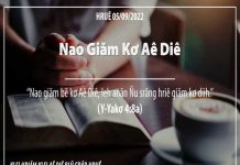 Nao Giăm Kơ Aê Diê – 5/9/2022