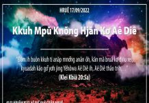 Kkuh Mpŭ Knŏng Hjăn Kơ Aê Diê – 17/9/2022