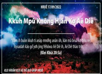Kkuh Mpŭ Knŏng Hjăn Kơ Aê Diê – 17/9/2022