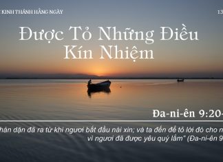 Được Tỏ Những Điều Kín Nhiệm – 13/9/2022