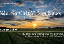 Nếm Sự Chết Vì Mọi Người – 15/9/2022