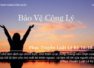Bảo Vệ Công Lý – 16/9/2022
