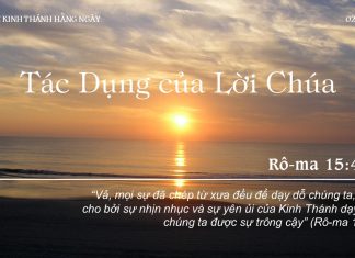 Tác Dụng của Lời Chúa – 2/9/2022