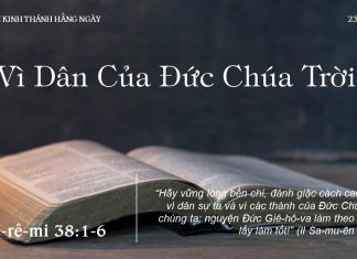 Vì Dân Của Đức Chúa Trời – 23/9/2022