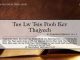 Tus Lw Tsis Poob Kev Thajyeeb – 27/9/2022