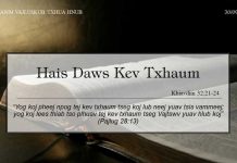 Hais Daws Kev Txhaum – 30/9/2022