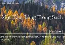 Một Tấm Lòng Trong Sạch – 9/9/2022