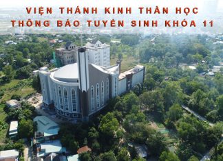 Thông Báo Tuyển Sinh Khóa 11 – Chương Trình Cử Nhân Thần Học – VTKTH