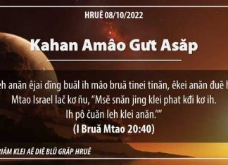 Kahan Amâo Gưt Asăp – 8/10/2022