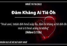 Đăm Khăng Ai Tiê Ôh – 19/10/2022