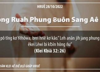 Hrŏng Ruah Phung Ƀuôn Sang Aê Diê – 28/10/2022