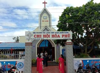 Phú Yên: Cung Hiến Nhà Thờ Tin Lành Hòa Phú