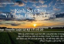 Kính Sợ Chúa Và Tuân Giữ Lời Chúa – 15/10/2022