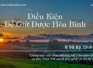Điều Kiện Để Giữ Được Hòa Bình – 26/10/2022