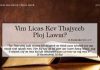 Vim Licas Kev Thajyeeb Ploj Lawm? – 27/10/2022
