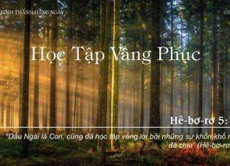 Học Tập Vâng Phục – 3/10/2022