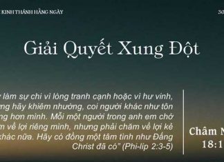 Giải Quyết Xung Đột – 30/10/2022