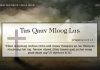 Tus Qauv Mloog Lus – 9/10/2022