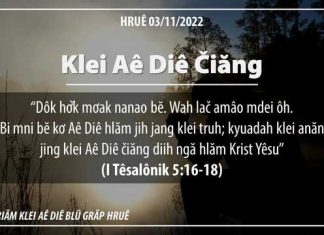 Klei Aê Diê Čiăng – 3/11/2022