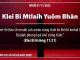 Klei Bi Mtlaih Yuôm Bhăn – 7/11/2022