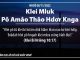 Klei Mluk Pô Amâo Thâo Hdơr Knga – 8/11/2022