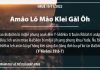 Amâo Lŏ Mâo Klei Găl Ôh – 19/11/2022