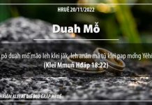 Duah Mô̆ – 20/11/2022