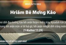 Hriăm Bĕ Mơ̆ng Kâo – 23/11/2022