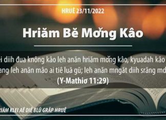 Hriăm Bĕ Mơ̆ng Kâo – 23/11/2022