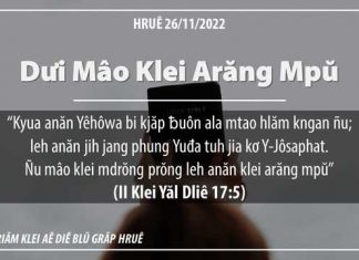 Dưi Mâo Klei Arăng Mpŭ – 26/11/2022