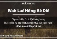 Wah Lač Hŏng Aê Diê – 28/11/2022