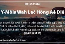 Y‑Môis Wah Lač Hŏng Aê Diê – 29/11/2022