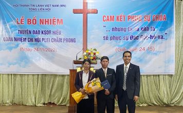 Gia Lai: Lễ Bổ Nhiệm Quản Nhiệm Chi Hội Plei Châm Prong