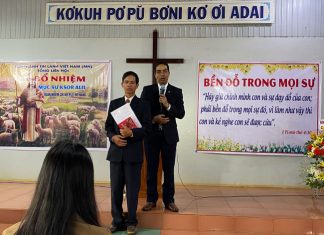 Gia Lai: Lễ Bổ Nhiệm Quản Nhiệm Chi Hội Plei Mơnang