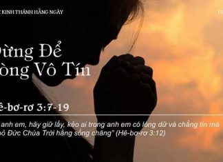 Đừng Để Lòng Vô Tín – 10/11/2022