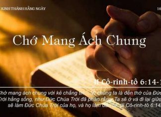 Chớ Mang Ách Chung – 16/11/2022