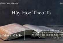 Hãy Học Theo Ta – 23/11/2022
