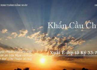 Khẩn Cầu Chúa – 28/11/2022