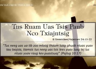 Tus Ruam Uas Tsis Paub Nco Txiajntsig – 8/11/2022