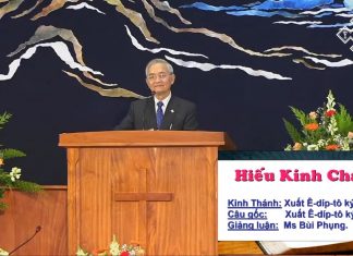 Bài giảng “HIẾU KÍNH CHA MẸ” – Mục sư Bùi Phụng – UV.TLH – HTTLVN