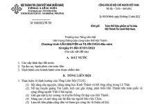 Thông Báo: Chương Trình Cầu Nguyện và Tạ Ơn Chúa Đầu Năm 2023