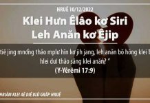 Klei Hưn Êlâo kơ Siri leh anăn kơ Êjip – 10/12/2022