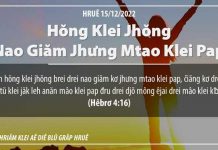 Hŏng Klei Jhŏng Nao Giăm Jhưng Mtao Klei Pap – 15/12/2022