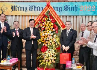 Phó Thủ Tướng Thường Trực Phạm Bình Minh Chúc Mừng Tổng Liên Hội Dịp Giáng Sinh 2022