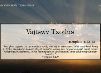 Vajtswv Txojlus – 14/12/2022