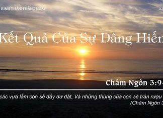 Kết Quả Của Sự Dâng Hiến – 2/12/2022